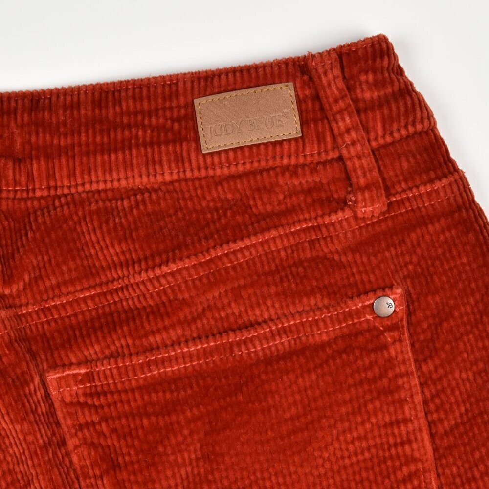 Judy Blue Corduroy Ankle Straight Pants - 14W - Picture 3 of 7